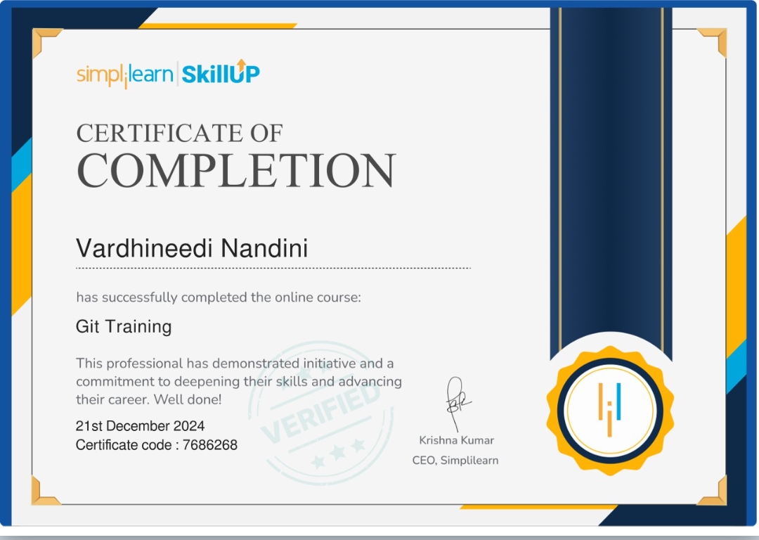 Git & Github Certificate
